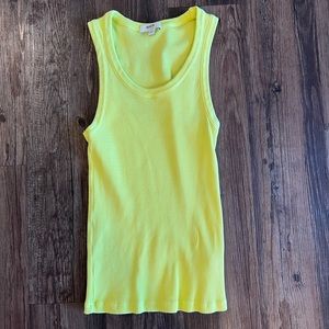 AGOLDE NEON RIBBED TANK